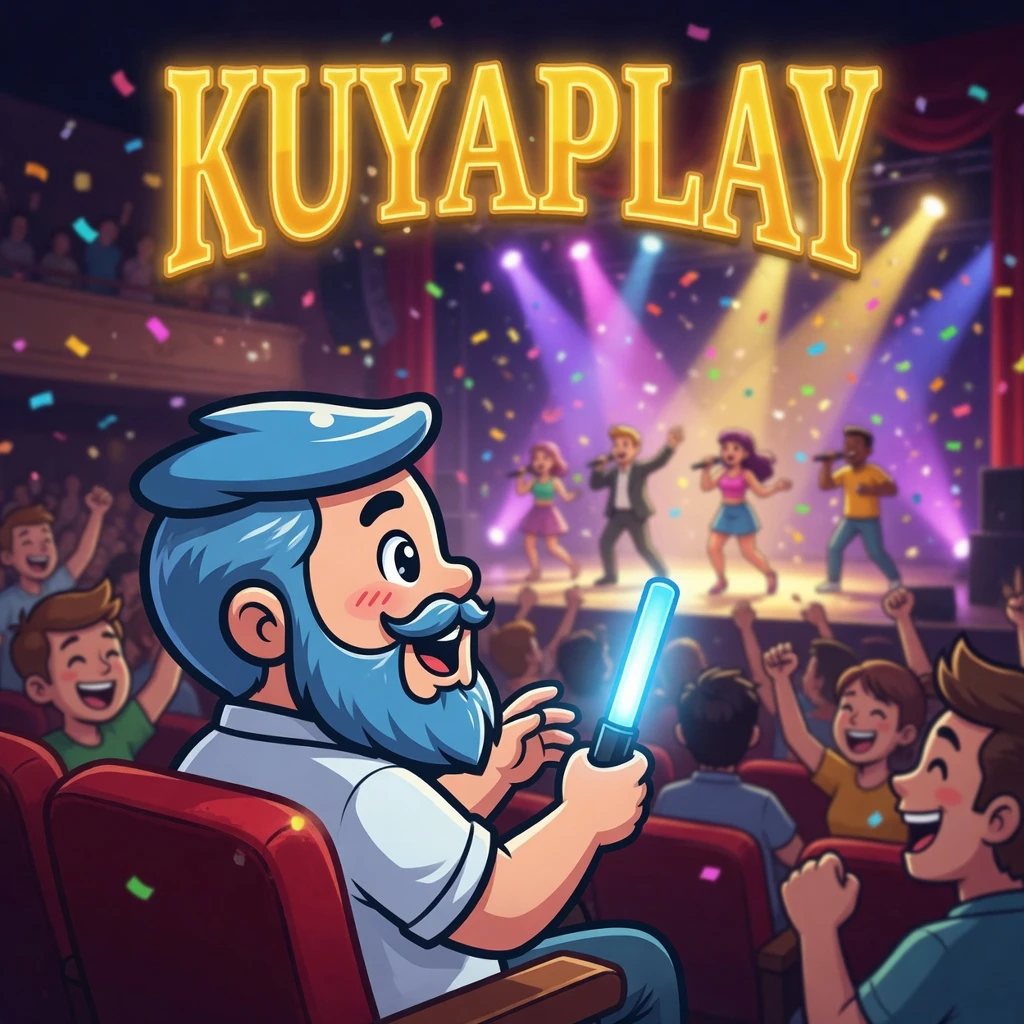 Step-by-step visual showing an iPhone screen progressing through four stages - opening Safari, tapping download, confirming profile installation in Settings, and the KuyaPlay app ready on the home screen
